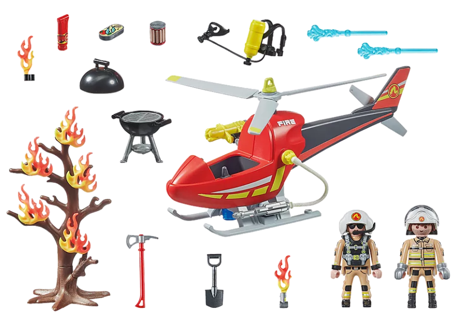 71195 Fire Rescue Helicopter