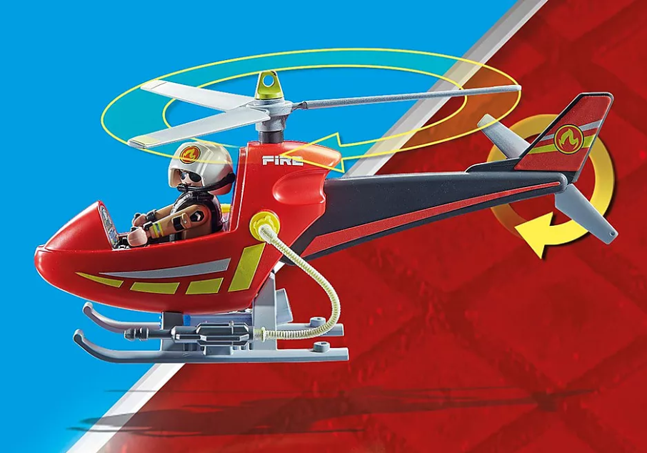71195 Fire Rescue Helicopter
