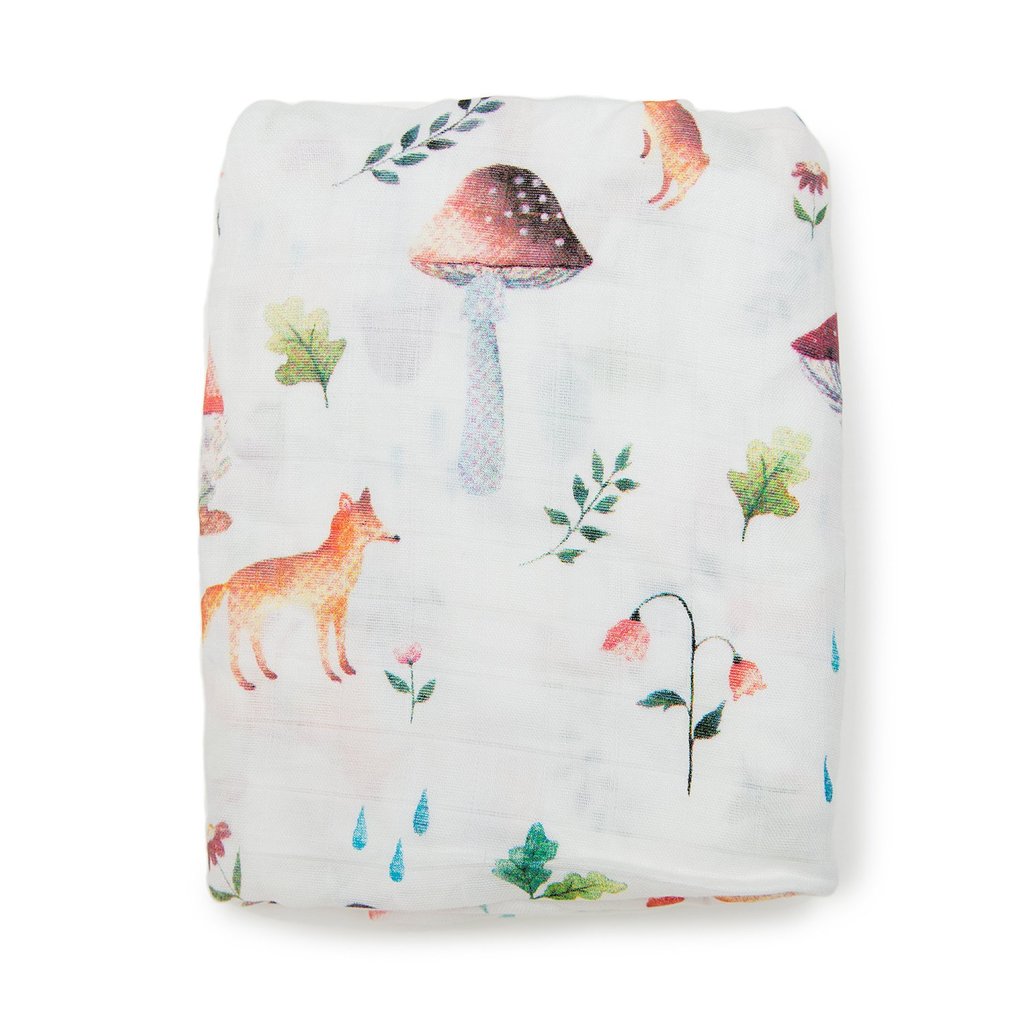 Fitted Crib Sheet - Woodland Gnome