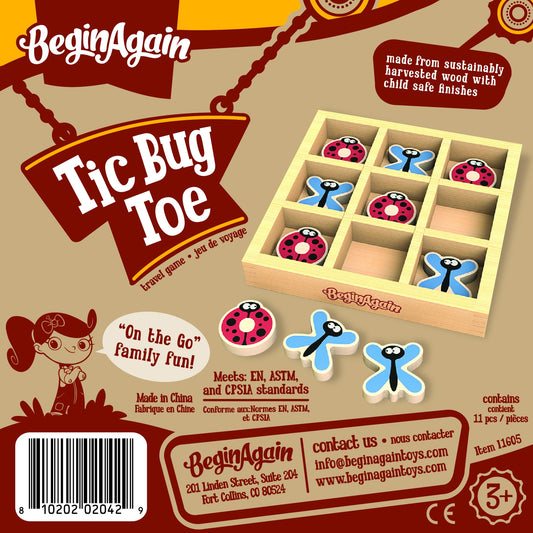 TicBugToe - Travel Tic-Tac-Toe Game!