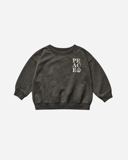 relaxed sweatshirt || peace
