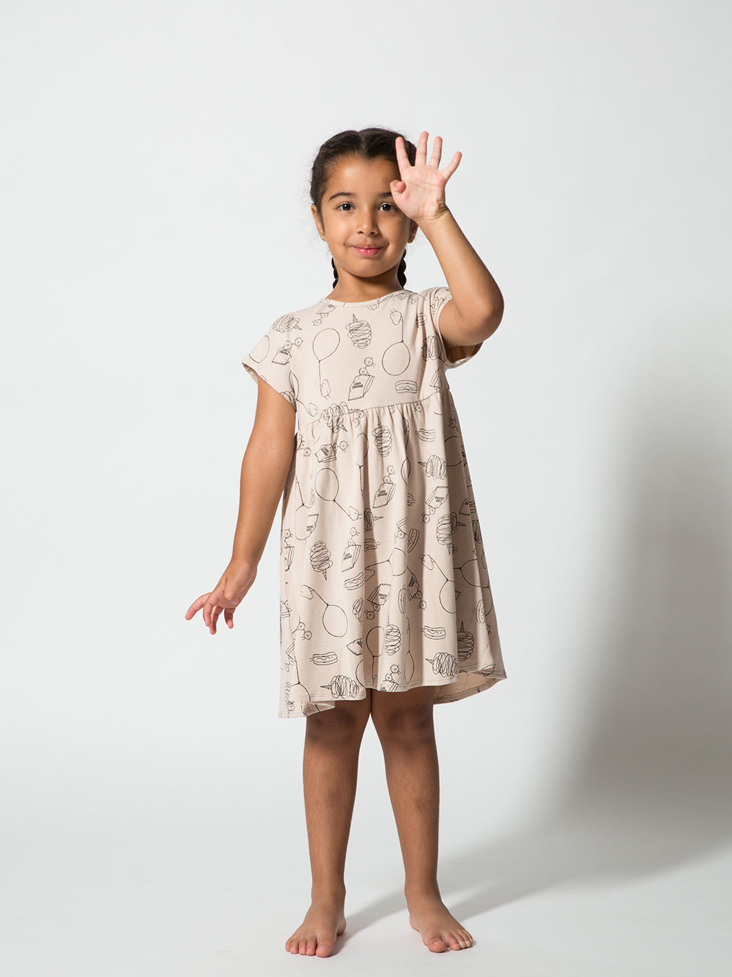 The Noa Dress Biscotti Mix