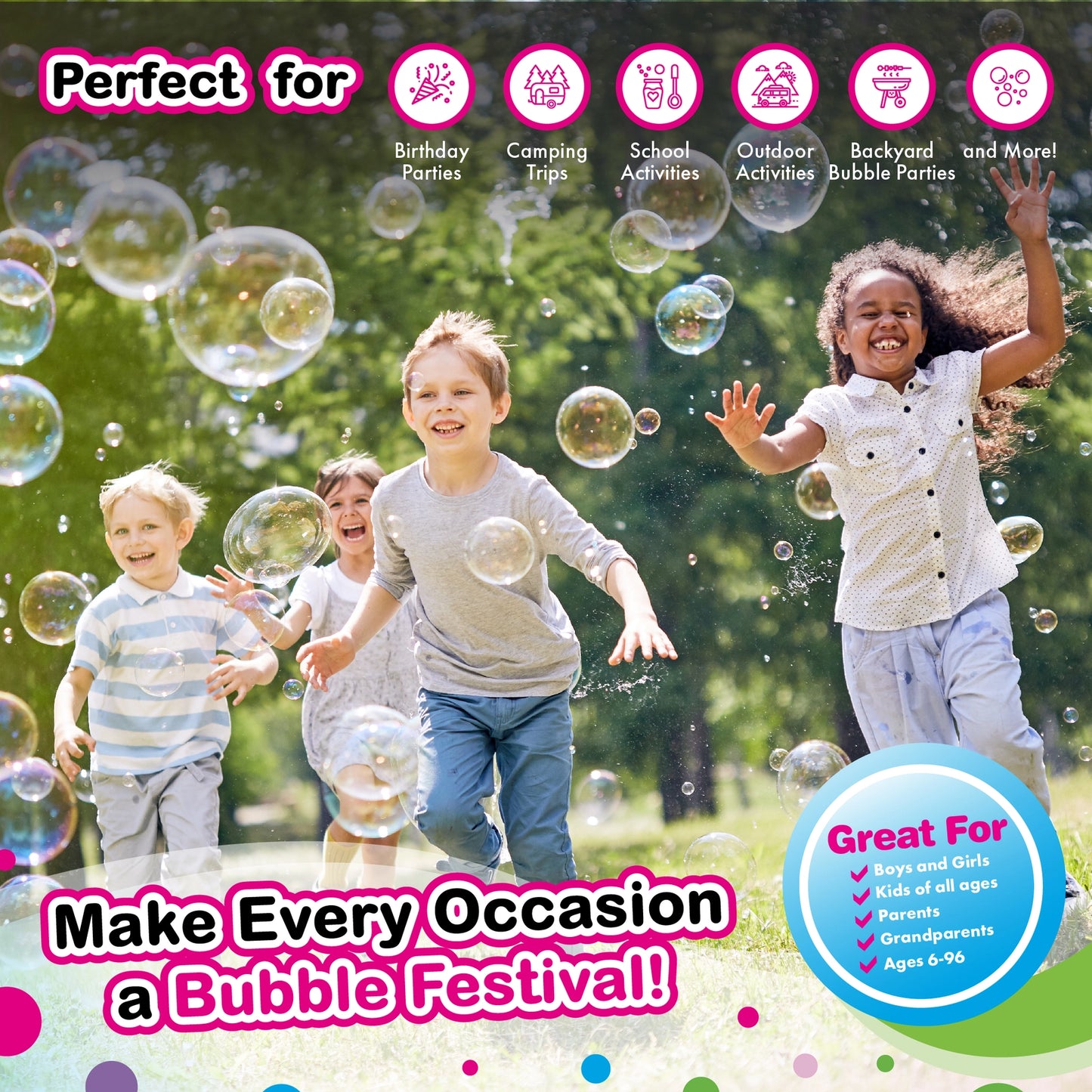 WOWmazing™ Giant Bubble Concentrate Solution 5-Pack
