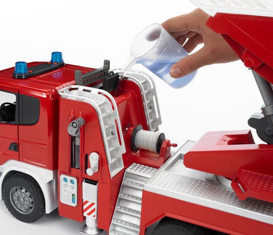 Bruder 03590 Scania Fire Engine w/ Water Pump and Light & Sound