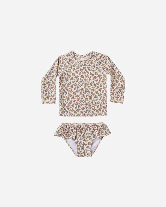 rashguard girls set | summer bloom