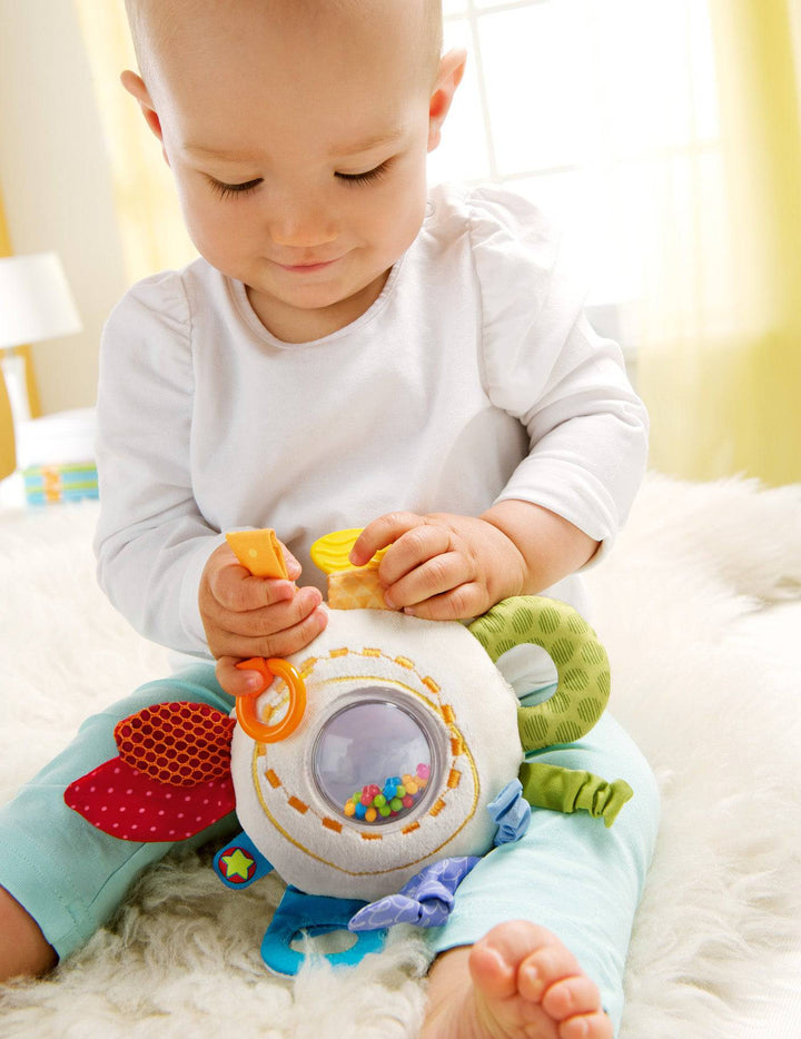 Teether Cuddly Rainbow Round Activity Toy Age: 6 - 24 Months