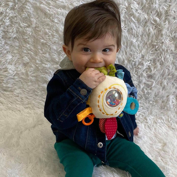 Teether Cuddly Rainbow Round Activity Toy Age: 6 - 24 Months
