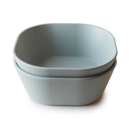 Square Dinnerware Bowl, Set of 2 (Sage)