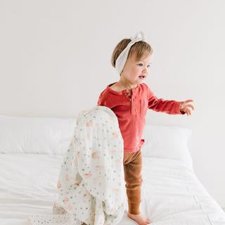 Muslin Quilt Blanket - Bunny Meadow