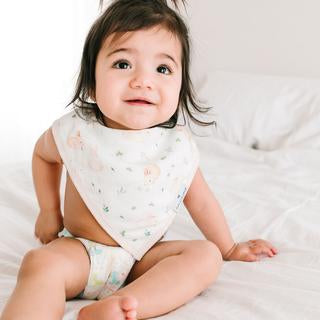 Muslin Bandana Bib Set - Bunny Meadow