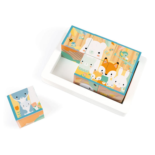 TRAY 6 CUBES PURE (WOOD)