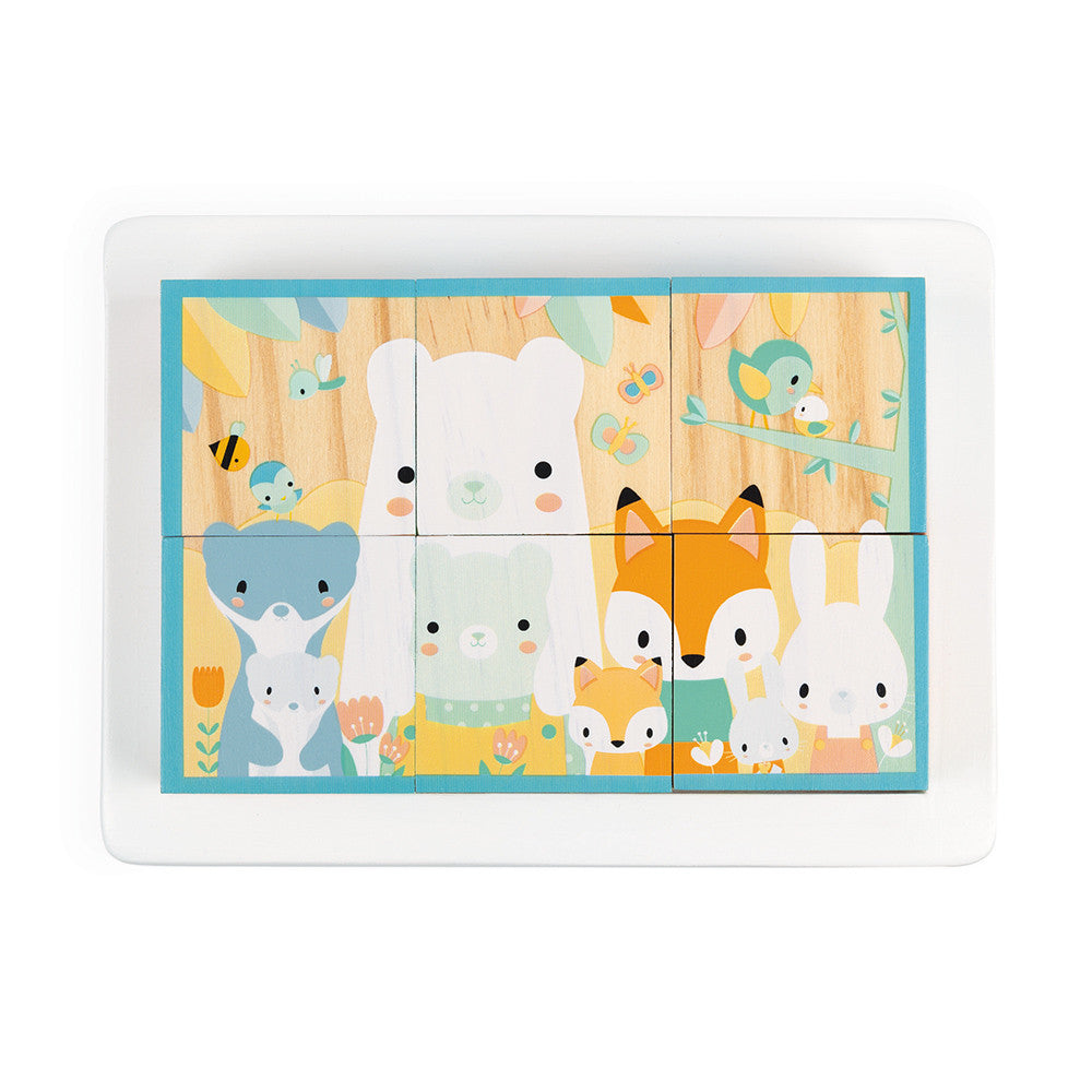 TRAY 6 CUBES PURE (WOOD)