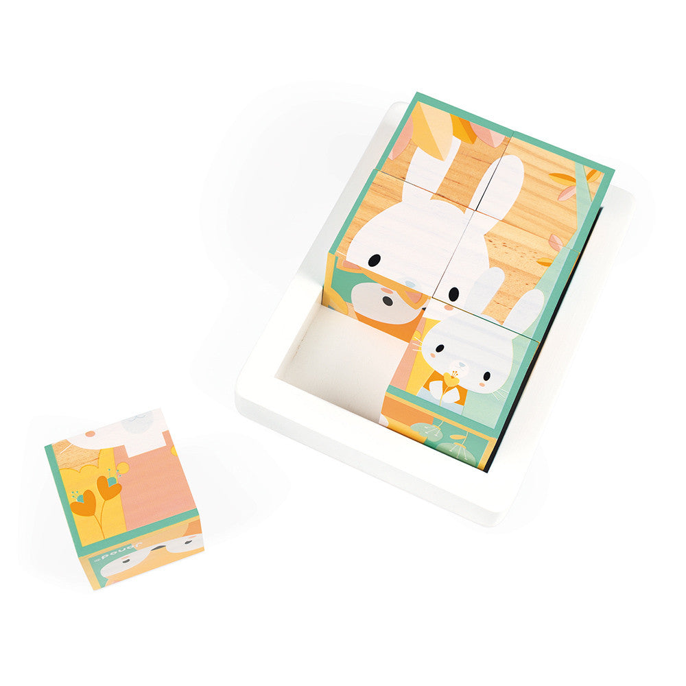 TRAY 6 CUBES PURE (WOOD)