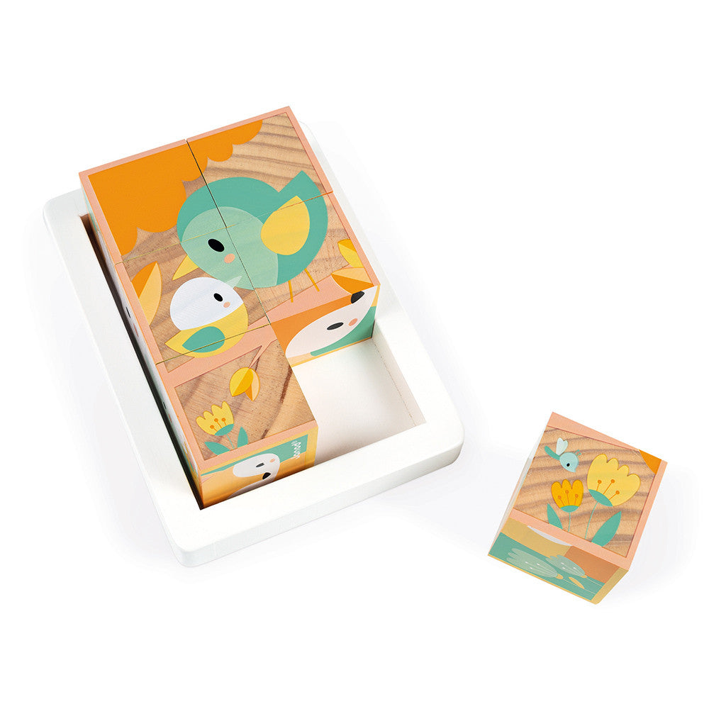TRAY 6 CUBES PURE (WOOD)