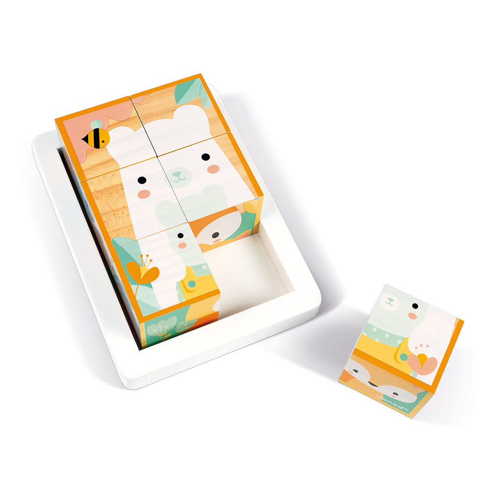 TRAY 6 CUBES PURE (WOOD)
