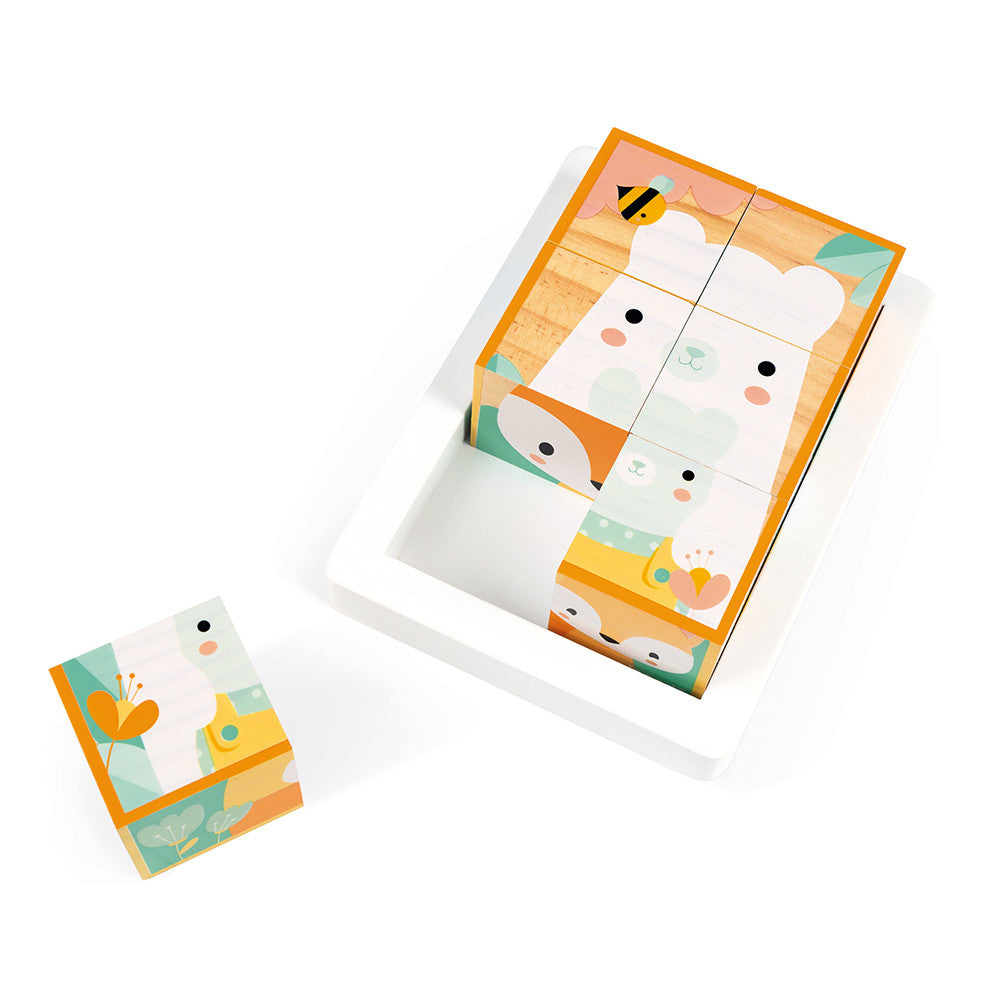 TRAY 6 CUBES PURE (WOOD)