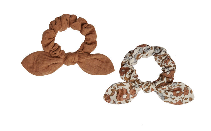 Rylee and Cru SCRUNCHIE SET || RUST / BLOOM