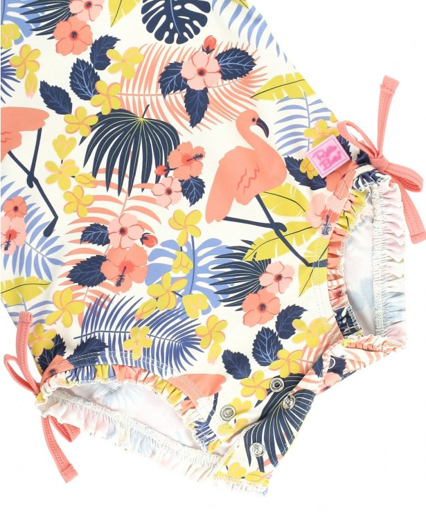 Tropical Flamingo One Piece Rash Guard