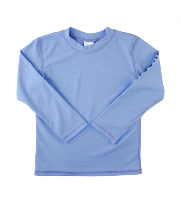 Cornflower Blue Long Sleeve Rash Guard