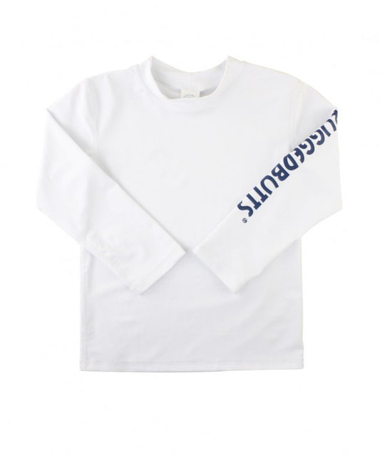 White Long Sleeve Rash Guard