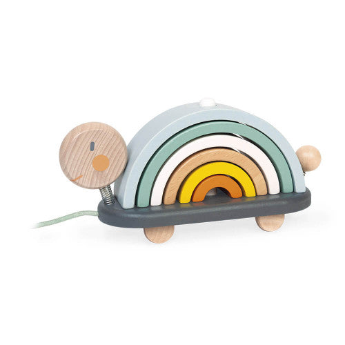 SWEET COCOON RAINBOW TURTLE (WOOD)