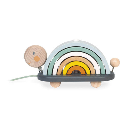 SWEET COCOON RAINBOW TURTLE (WOOD)