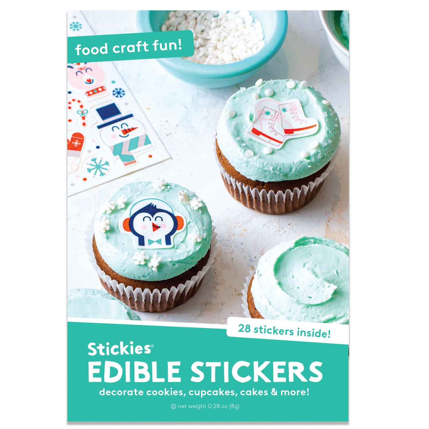 Winter Friends Edible Stickers