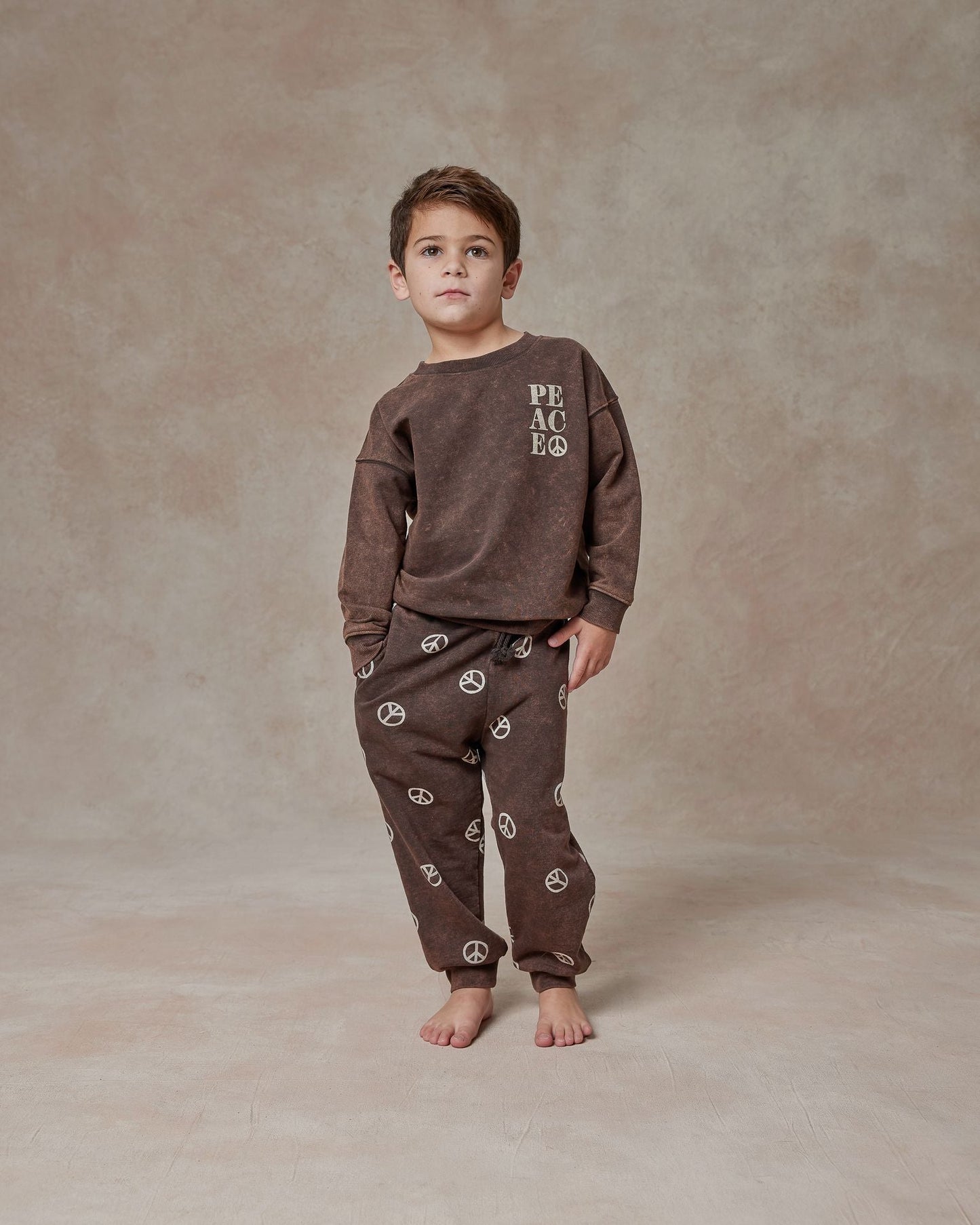 relaxed sweatshirt || peace
