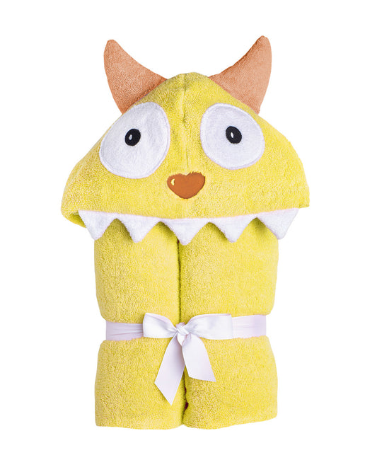 Yellow Monster Hooded Towel